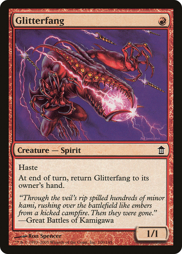 Glitterfang (100) Foil - Saviors of Kamigawa