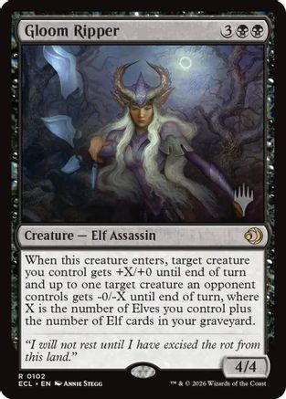 Gloom Ripper (Promo Pack) (102) - Lorwyn Eclipsed