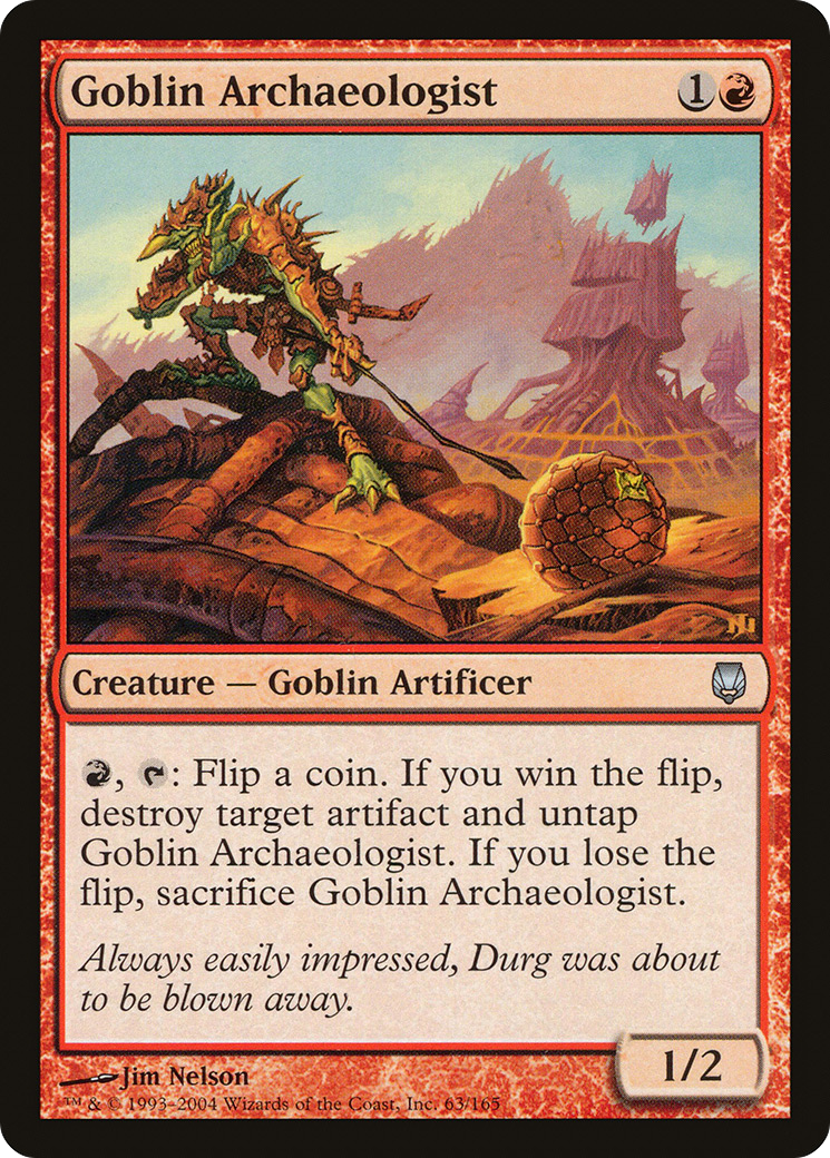Goblin Archaeologist (063) - Darksteel