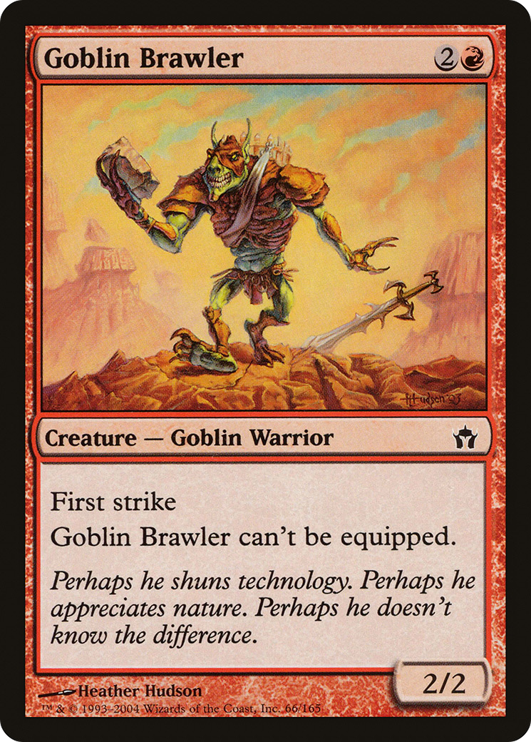 Goblin Brawler (066) Foil - Fifth Dawn