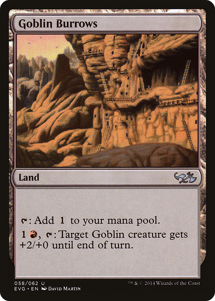 Goblin Burrows (058) - Duel Decks Anthology: Elves vs. Goblins