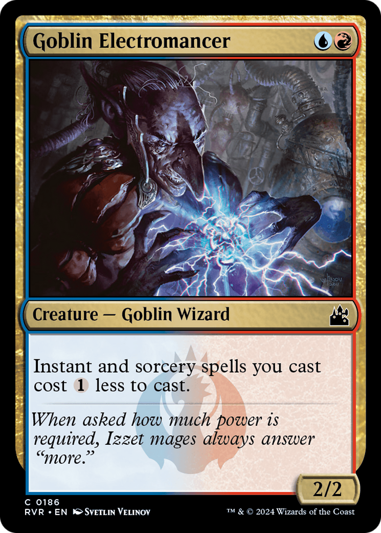 Goblin Electromancer (186) Foil - Ravnica Remastered
