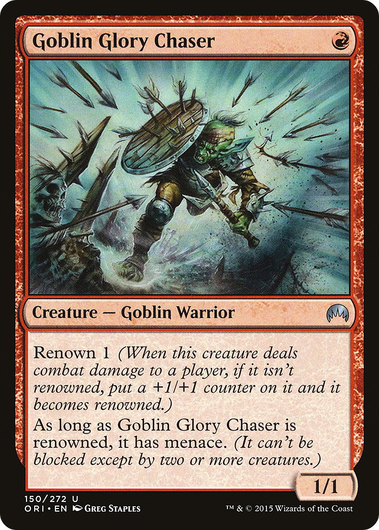 Goblin Glory Chaser (150) Foil - Magic Origins