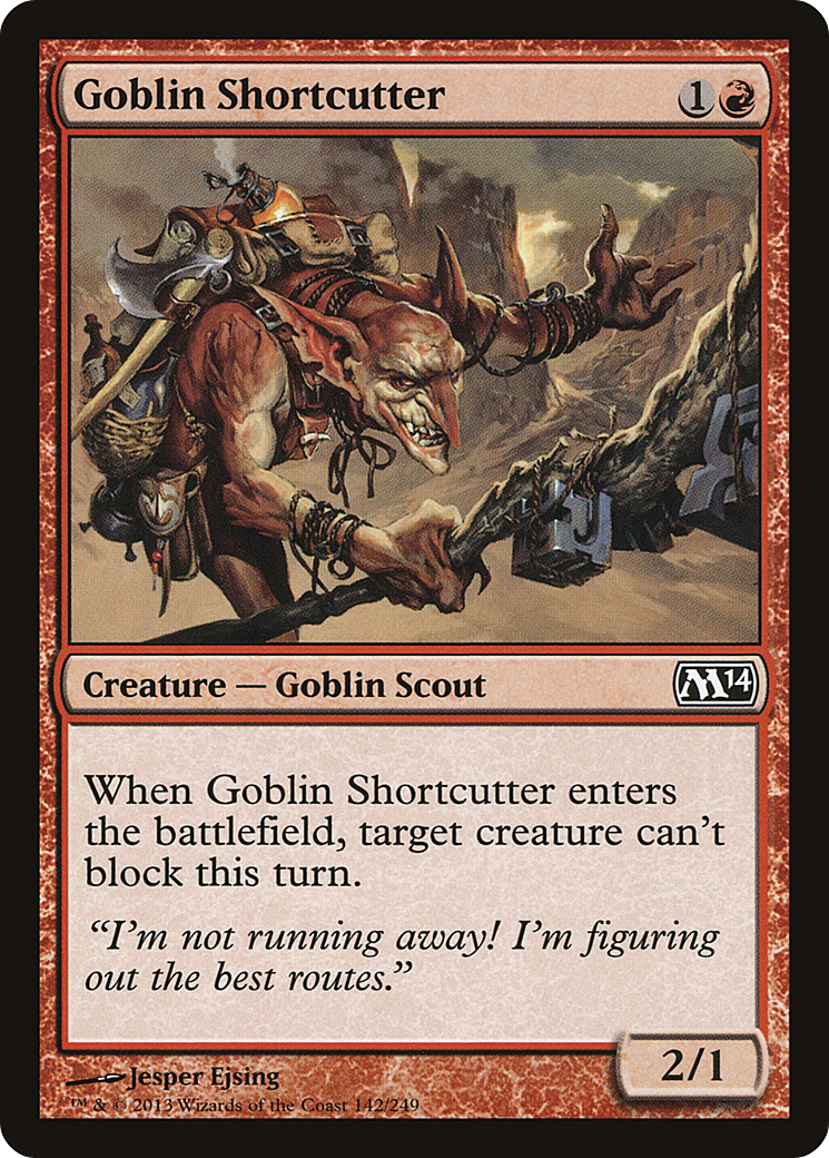 Goblin Shortcutter (142) Foil - Magic 2014