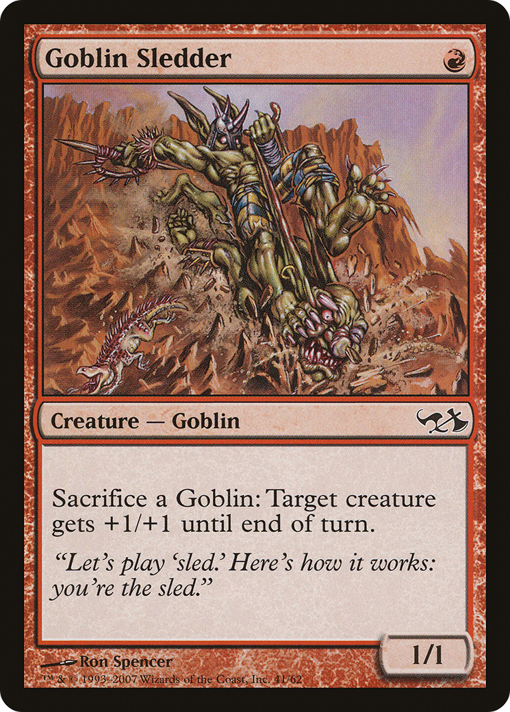 Goblin Sledder (041) - Duel Decks: Elves vs. Goblins