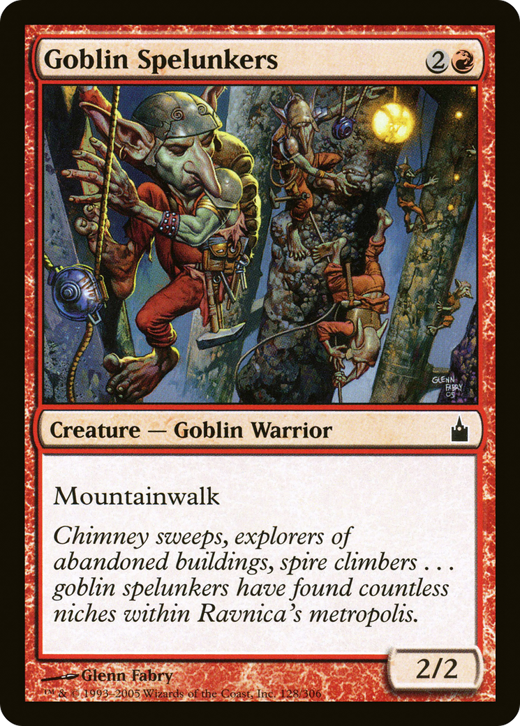 Goblin Spelunkers (128) Foil - Ravnica: City of Guilds