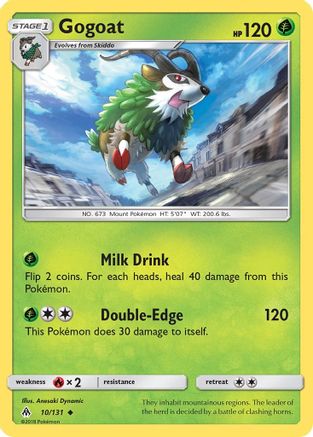 Gogoat (10) Reverse Holofoil - Forbidden Light