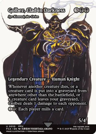 Golbez, Clad in Darkness - Syr Konrad, the Grim (Showcase) (010) - FINAL FANTASY: Through the Ages