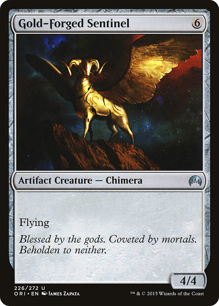 Gold-Forged Sentinel (226) Foil - Magic Origins