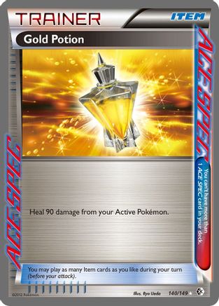 Gold Potion (140) Holofoil - Boundaries Crossed