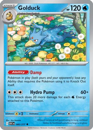 Golduck (40) Reverse Holofoil - Ascended Heroes