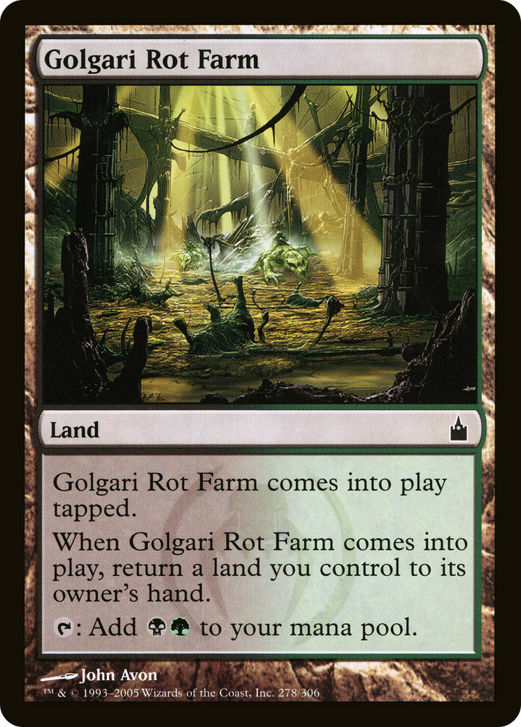 Golgari Rot Farm (278) Foil - Ravnica: City of Guilds