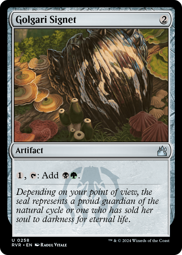 Golgari Signet (258) Foil - Ravnica Remastered
