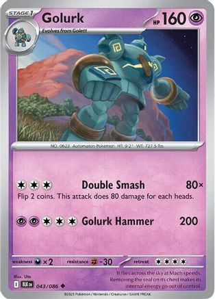 Golurk (43) - Black Bolt