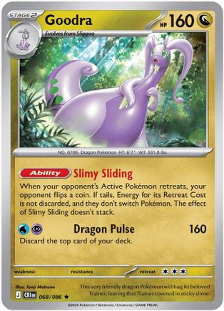 Goodra (68) Reverse Holofoil - Chaos Rising