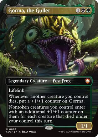 Gorma, the Gullet (Borderless) (003) Foil - Commander: Secrets of Strixhaven