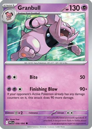 Granbull (38) Reverse Holofoil - Phantasmal Flames