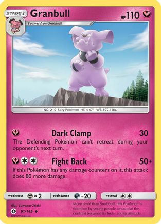 Granbull (91) - Sun & Moon