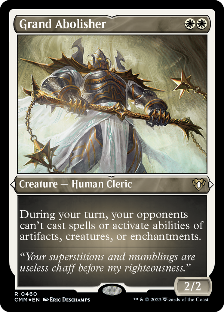 Grand Abolisher (460) Etched Foil - Commander Masters