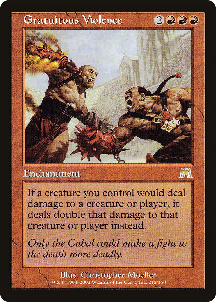 Gratuitous Violence (212) Foil - Onslaught