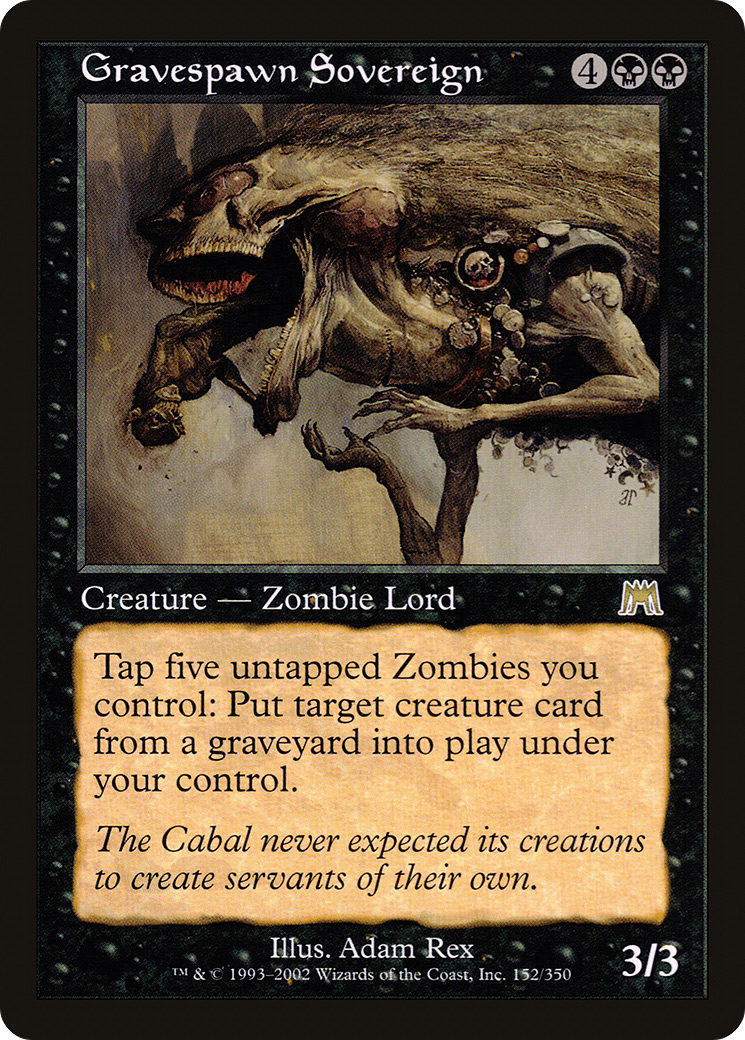 Gravespawn Sovereign (152) Foil - Onslaught