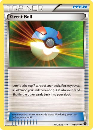 Great Ball (118) Reverse Holofoil - XY Base Set