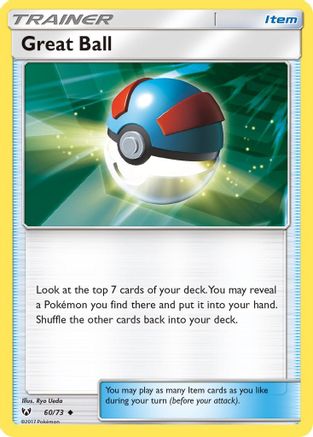 Great Ball (60) Reverse Holofoil - Shining Legends