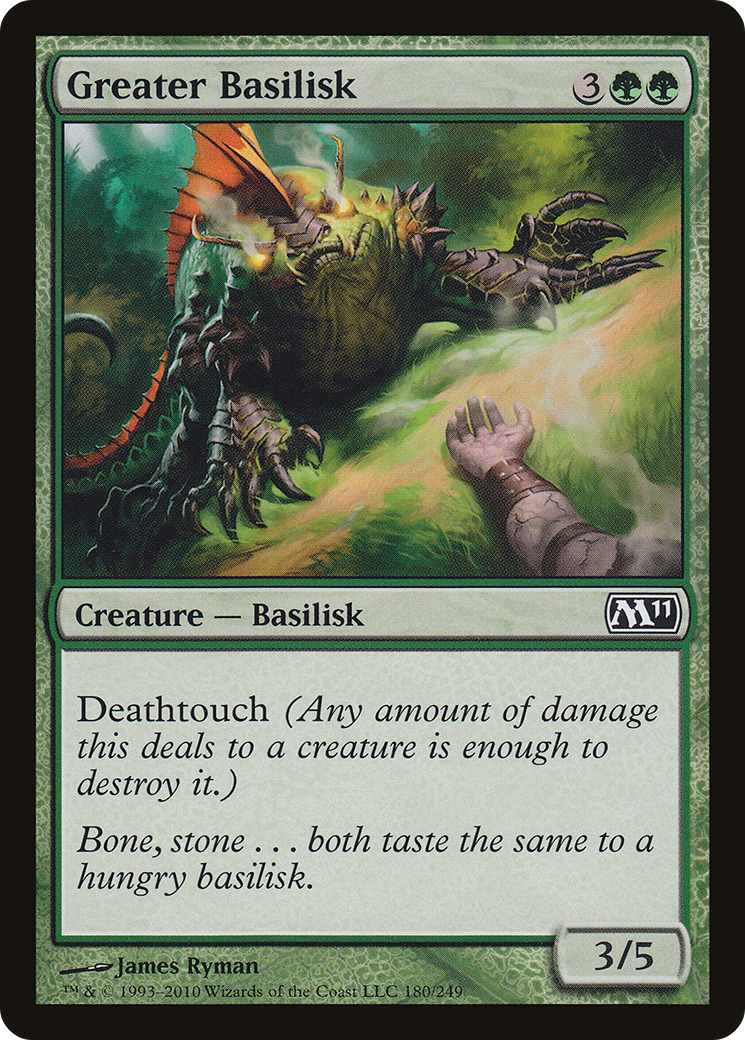 Greater Basilisk (180) Foil - Magic 2011