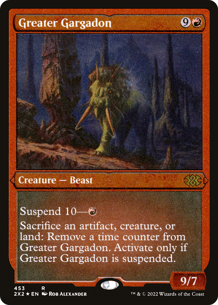 Greater Gargadon (453) Etched Foil - Double Masters 2022
