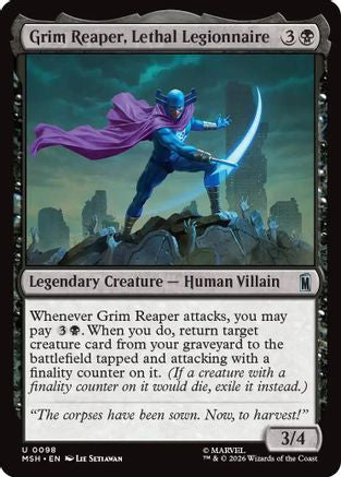 Grim Reaper, Lethal Legionnaire (098) Foil - Marvel Super Heroes