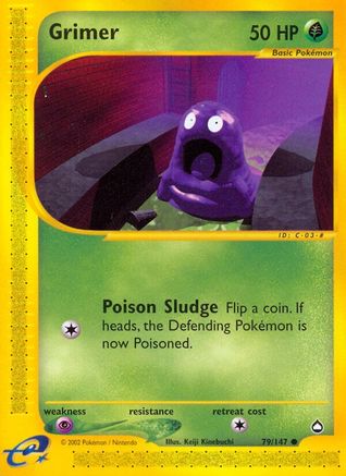 Grimer (79) Reverse Holofoil - Aquapolis
