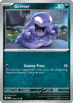 Grimer (88) Reverse Holofoil - 151