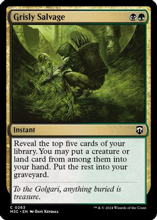 Grisly Salvage (263) Ripple Foil - Commander: Modern Horizons 3
