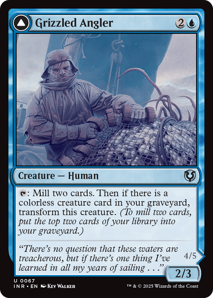 Grizzled Angler // Grisly Anglerfish (067) Foil - Innistrad Remastered