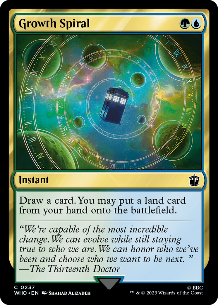 Growth Spiral (237) Foil - Doctor Who