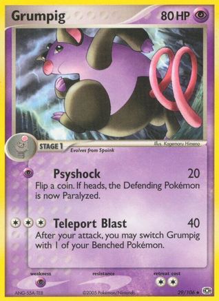 Grumpig (29) Reverse Holofoil - Emerald