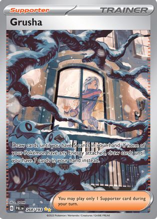 Grusha (Alternate Full Art) (268) Holofoil - Paldea Evolved