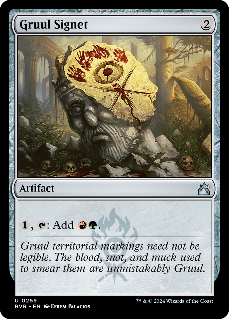 Gruul Signet (259) Foil - Ravnica Remastered