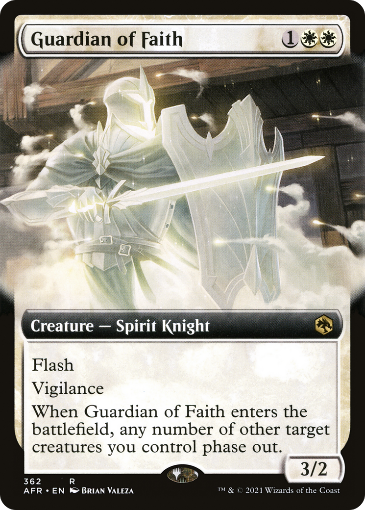 Guardian of Faith (Extended Art) (362) - Adventures in the Forgotten Realms Foil