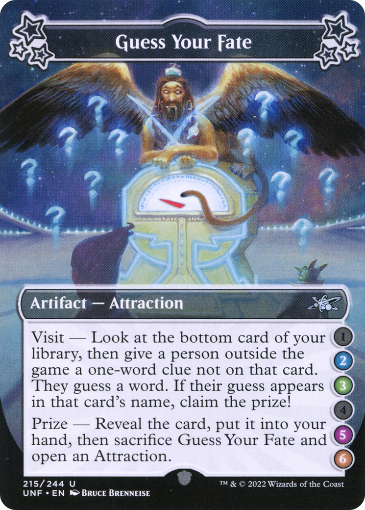 Guess Your Fate (215b) - Unfinity Foil