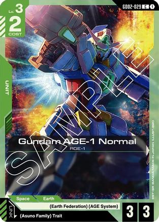 Gundam AGE-1 Normal (GD02-029) - Dual Impact