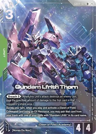 Gundam Lfrith Thorn (R+) (GD04-021) Holofoil - Phantom Aria