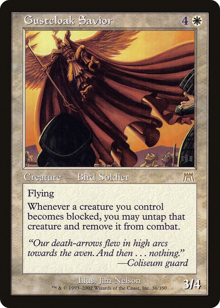 Gustcloak Savior (036) Foil - Onslaught