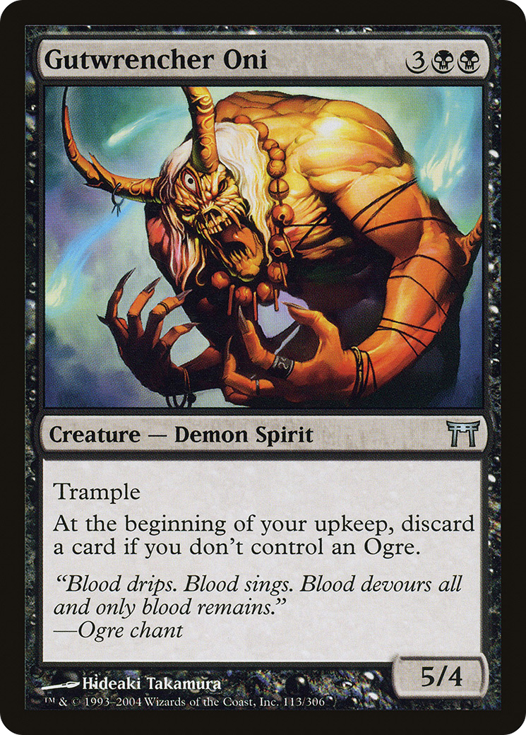 Gutwrencher Oni (113) - Champions of Kamigawa