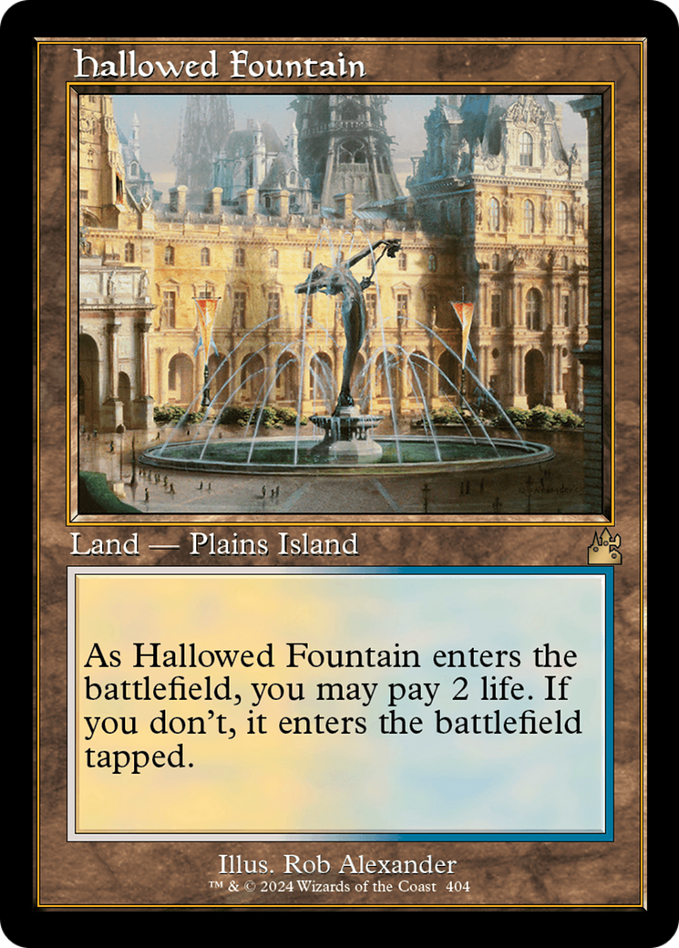 Hallowed Fountain (Retro) (404) Foil - Ravnica Remastered