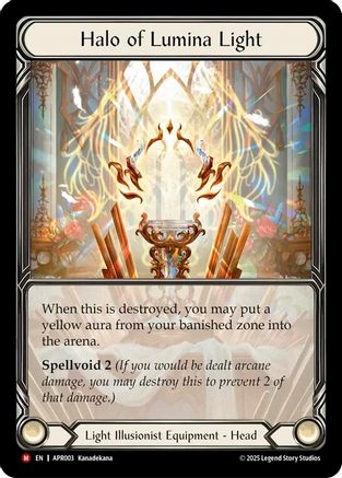 Halo of Lumina Light (APR003) Cold Foil - Armory Deck: Legends Prism