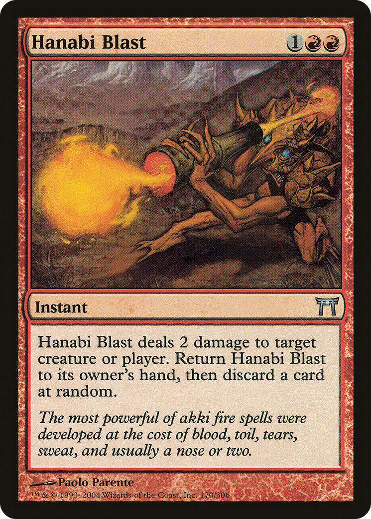 Hanabi Blast (170) Foil - Champions of Kamigawa