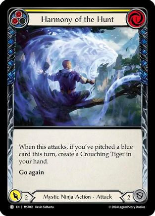 Harmony of the Hunt (Yellow) (MST061) Rainbow Foil - Part the Mistveil