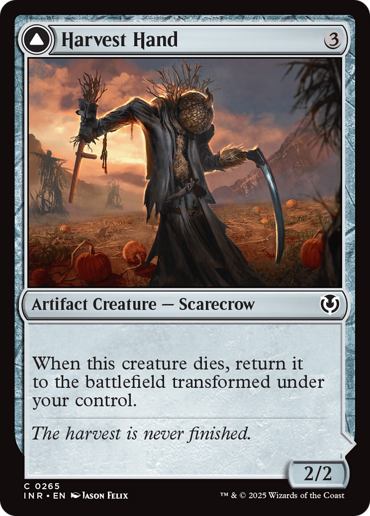 Harvest Hand // Scrounged Scythe (265) - Innistrad Remastered