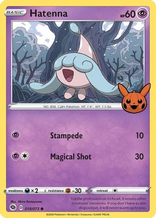 Hatenna (18) - Trick or Trade BOOster Bundle